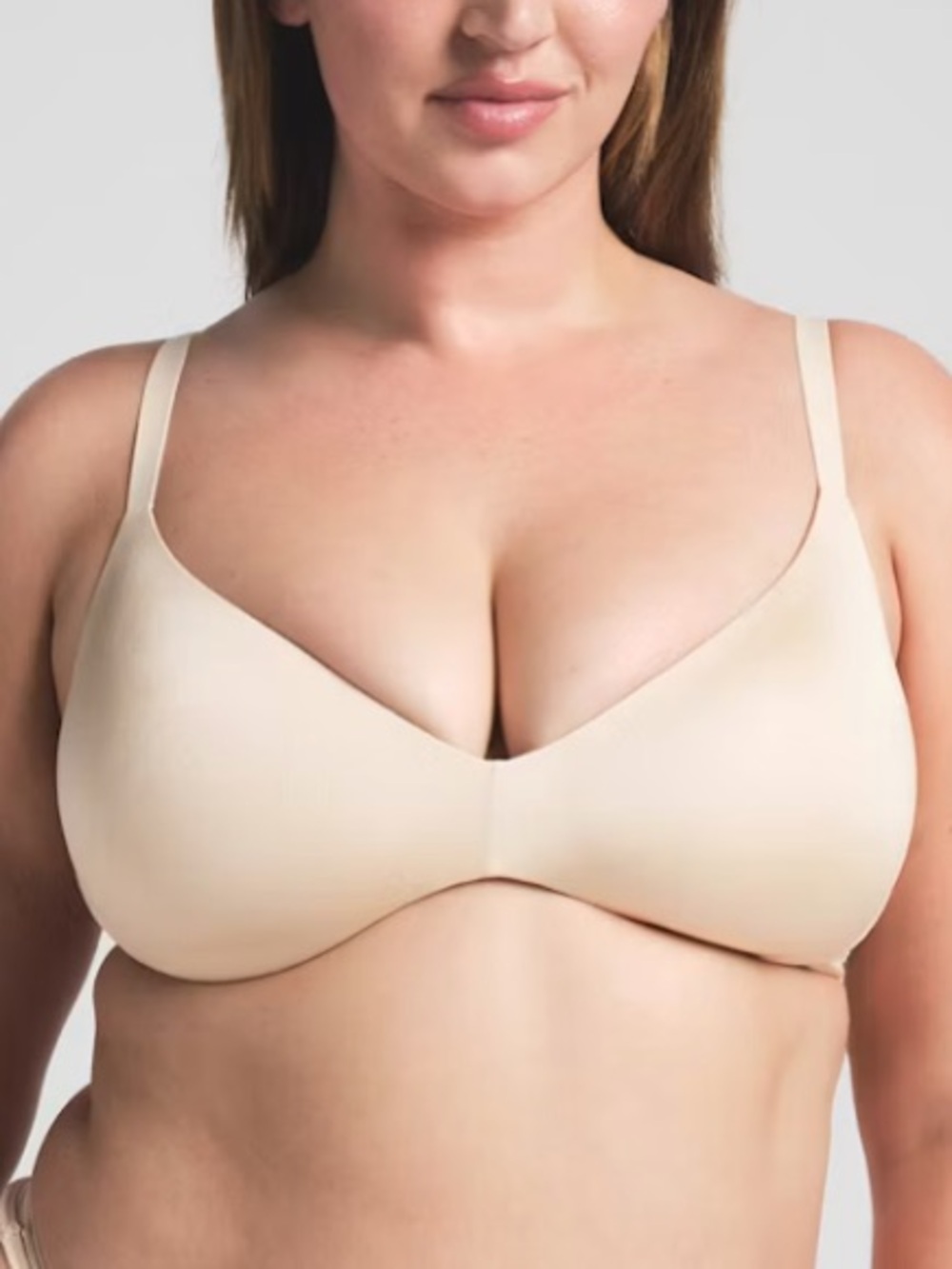 SKIMS Wireless Form Push Up Bra Sand